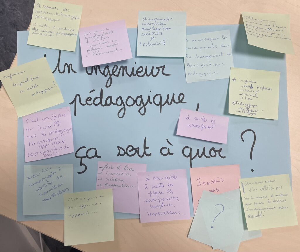 Café pédagogique INSA CVL : « un ingénieur pédagogique, ça sert à quoi ? »